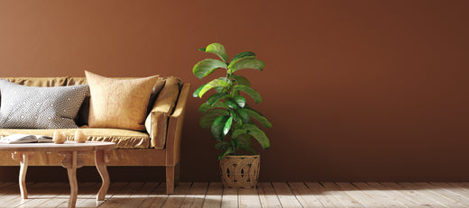 Inspiration fr die Inneneinrichtung: Terrakotta-Farbe und Bambus