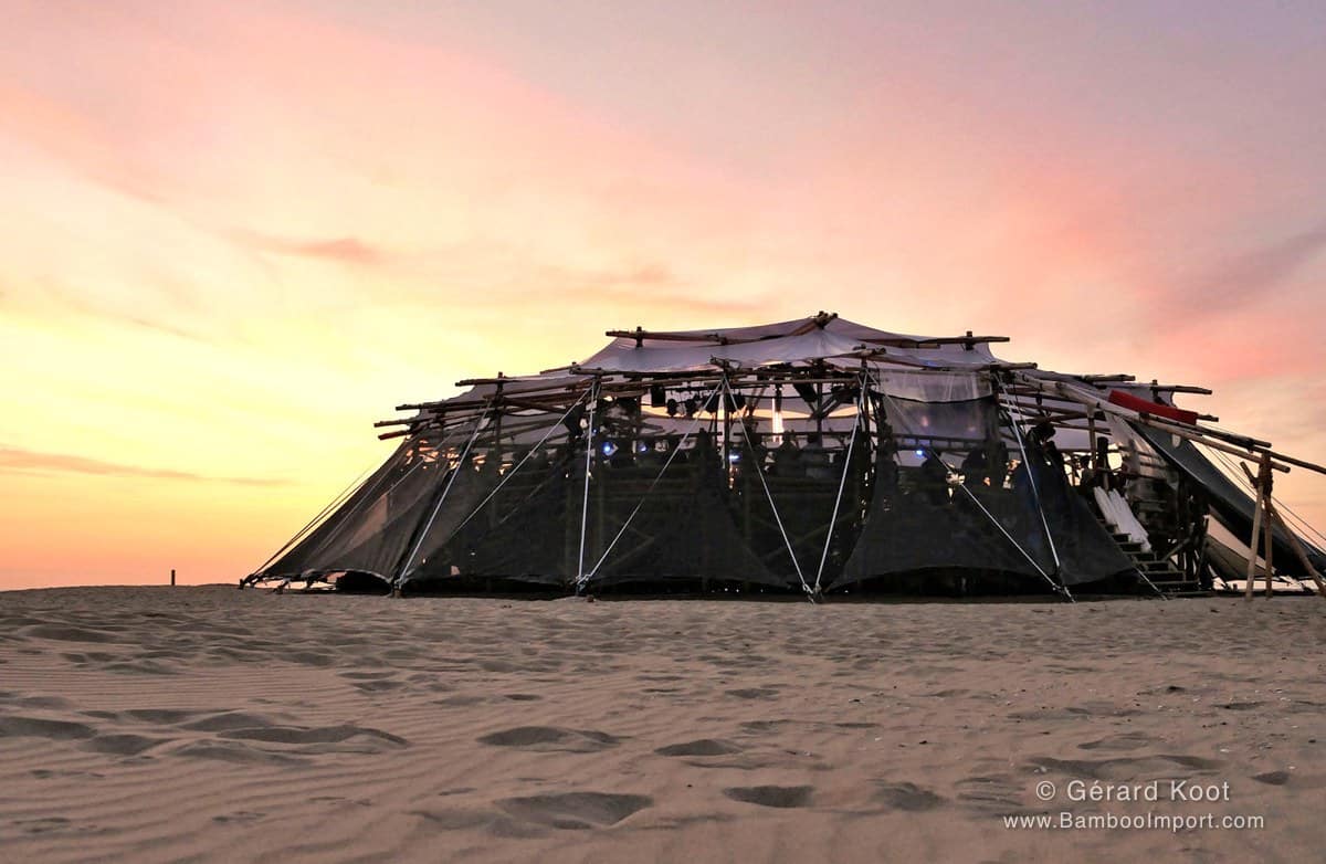 Bamboe Theater voor Operavoorstellingen in Noordwijk
