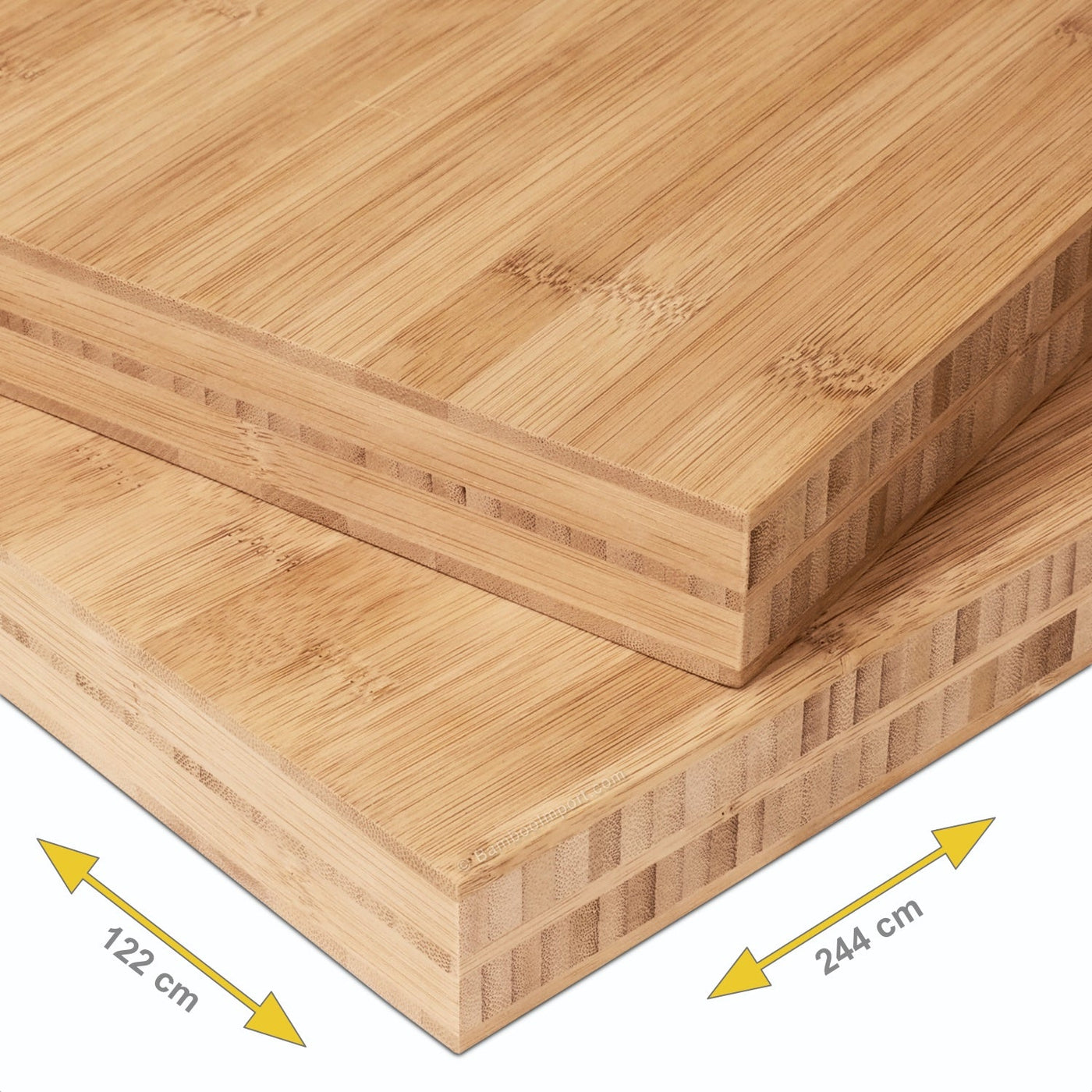 bamboe platen met een naturel kleur