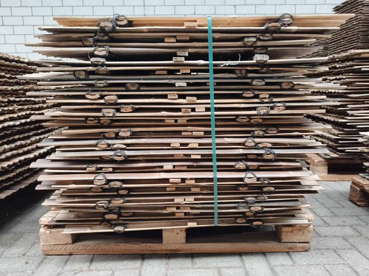 MEGA PALLET DEAL! - Bamboe schutting Latten Donker 90 x 100 cm - 36 stuks