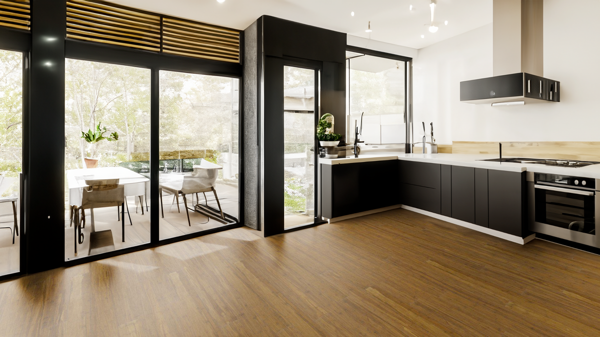 Bamboe Vloer Deluxe Donker Caramel - Klik systeem - 196 x 19 x 1.5