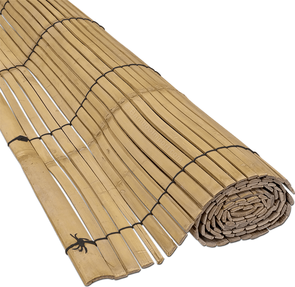 Bamboe Rolgordijn Naturel - product rol