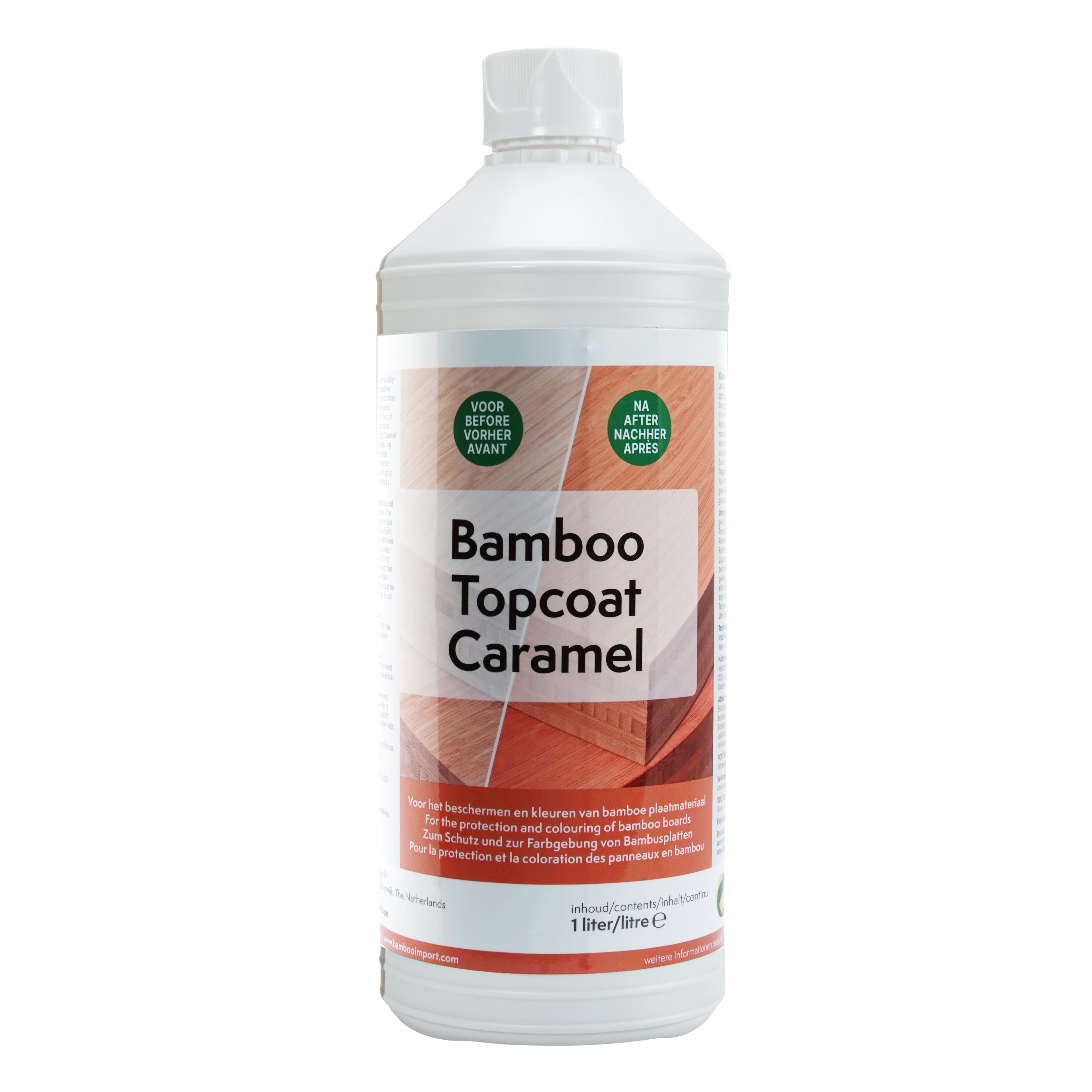 Bamboo Topcoat Caramel - 1 Litre