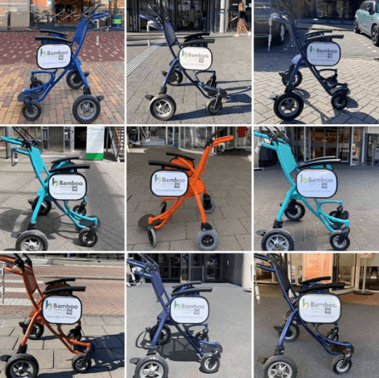 Sponsoring duwstoelen voor negen ziekenhuizen