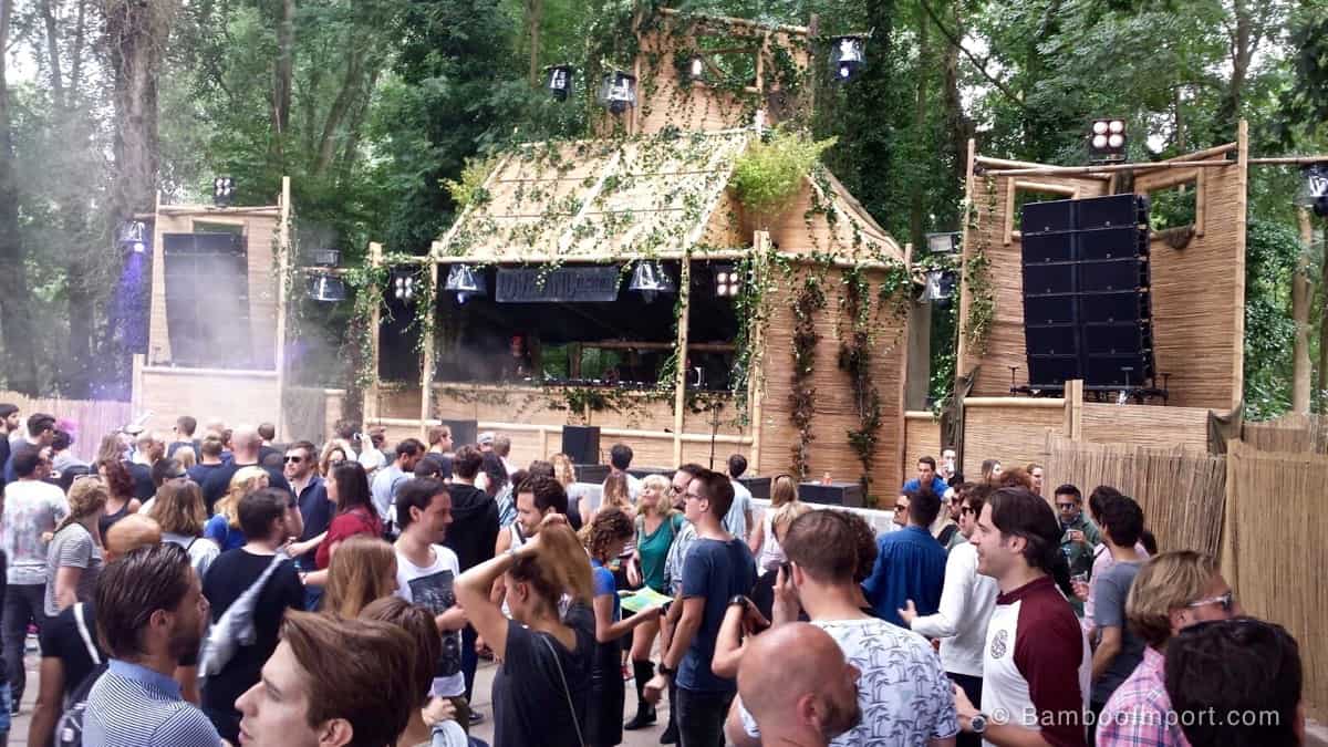 Loveland Festival pakt uit met Uniek Bamboe Podium