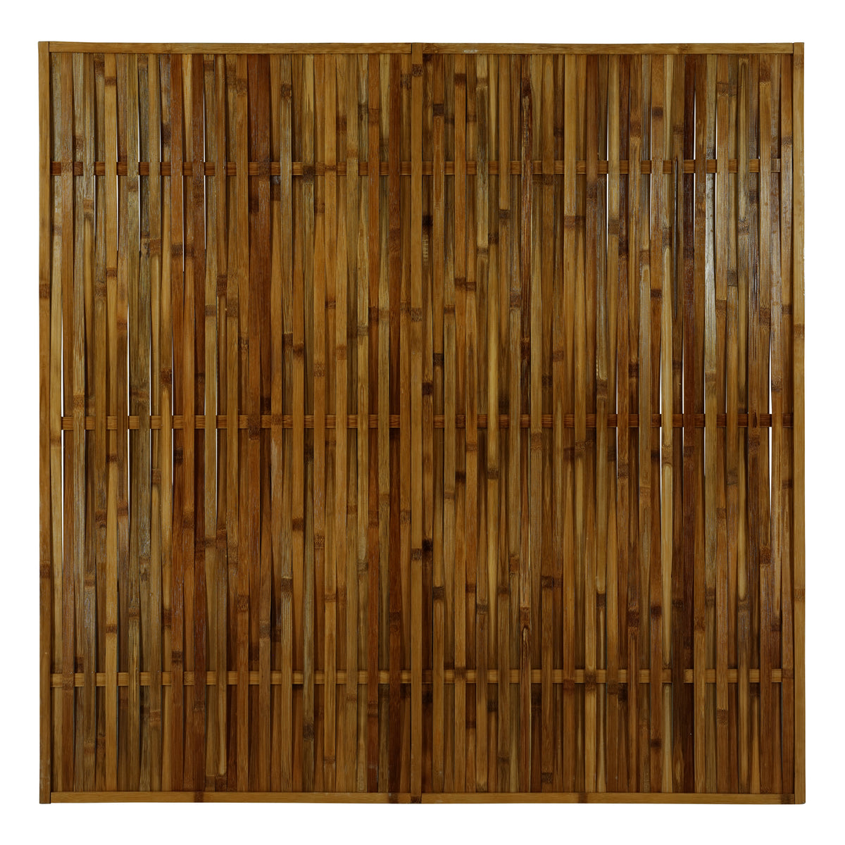 Bambus-Zaun Geflochten