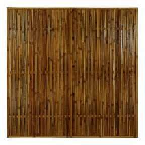 Oplétaný bambusový plot