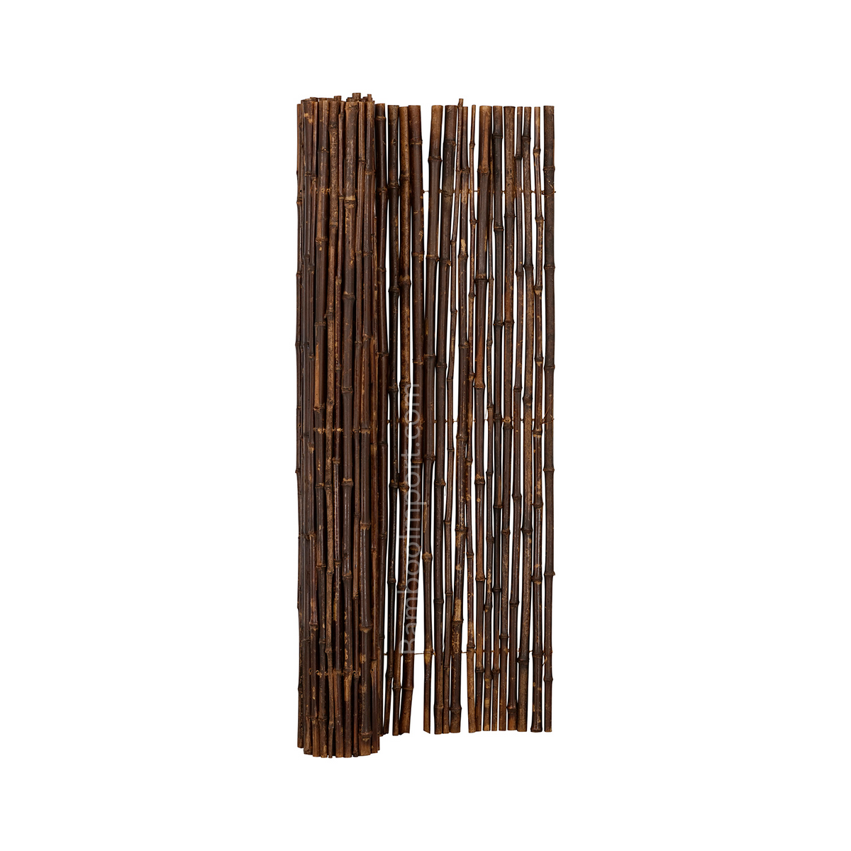 Rouleau de Clôture de Bambou Regular Foncé