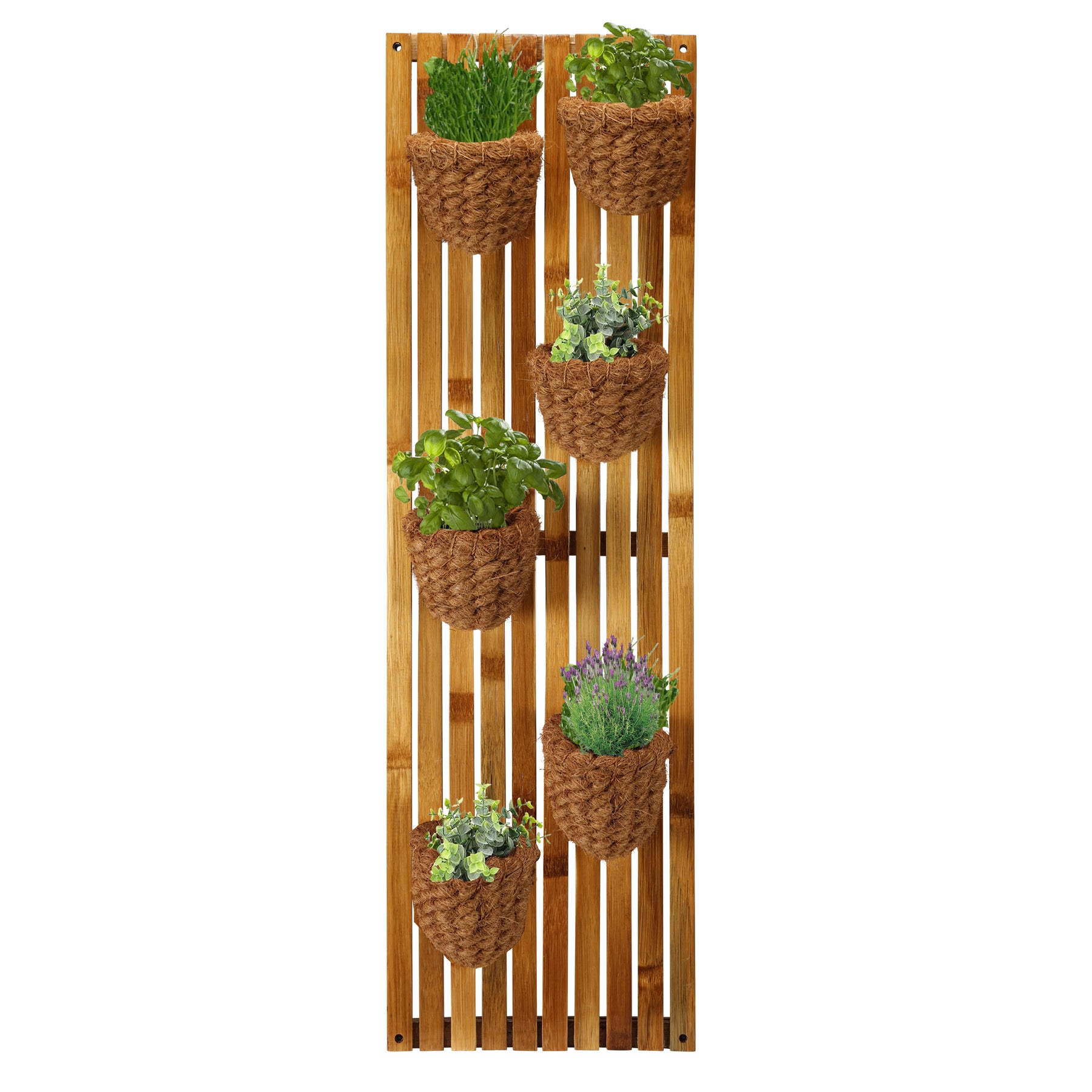 Pannello a Muro in Bambù - Set per Balcone