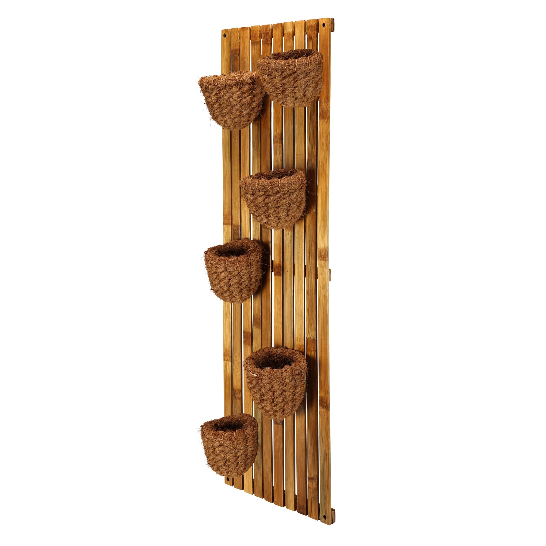 Bambus-Wandpaneel Balkon-Set