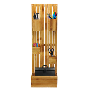 Bambus-Wandpaneel Büro-Set
