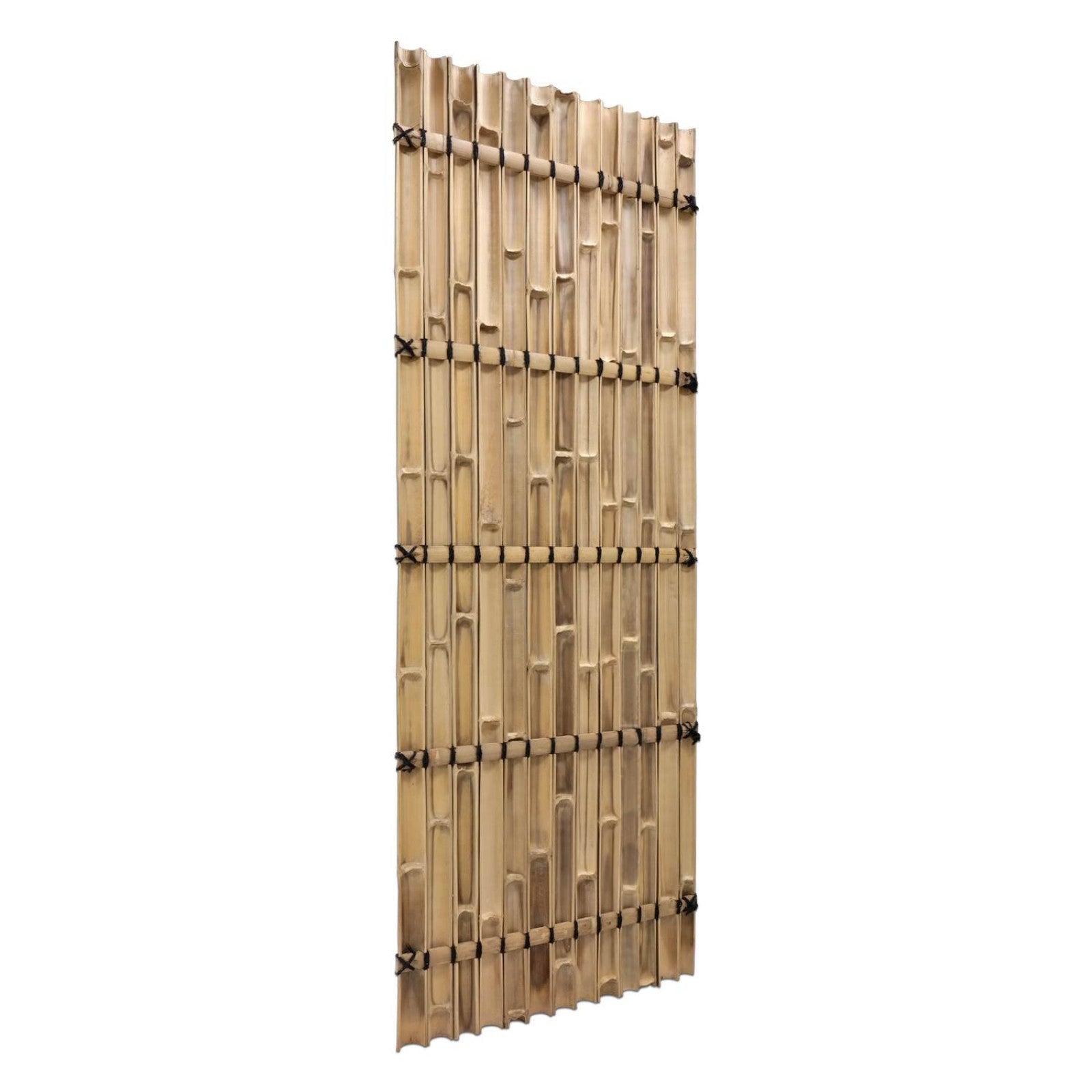 Bambusz kerítés félköríves természetes (EU)