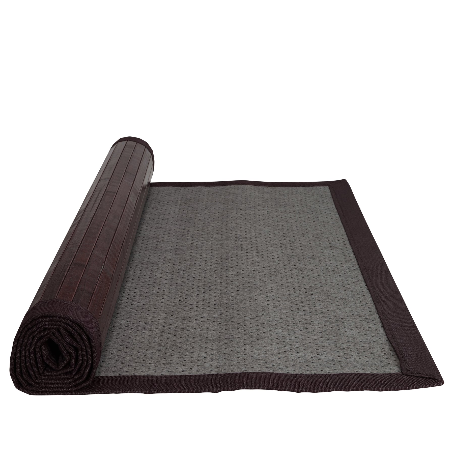 Bambusový koberec tmavý