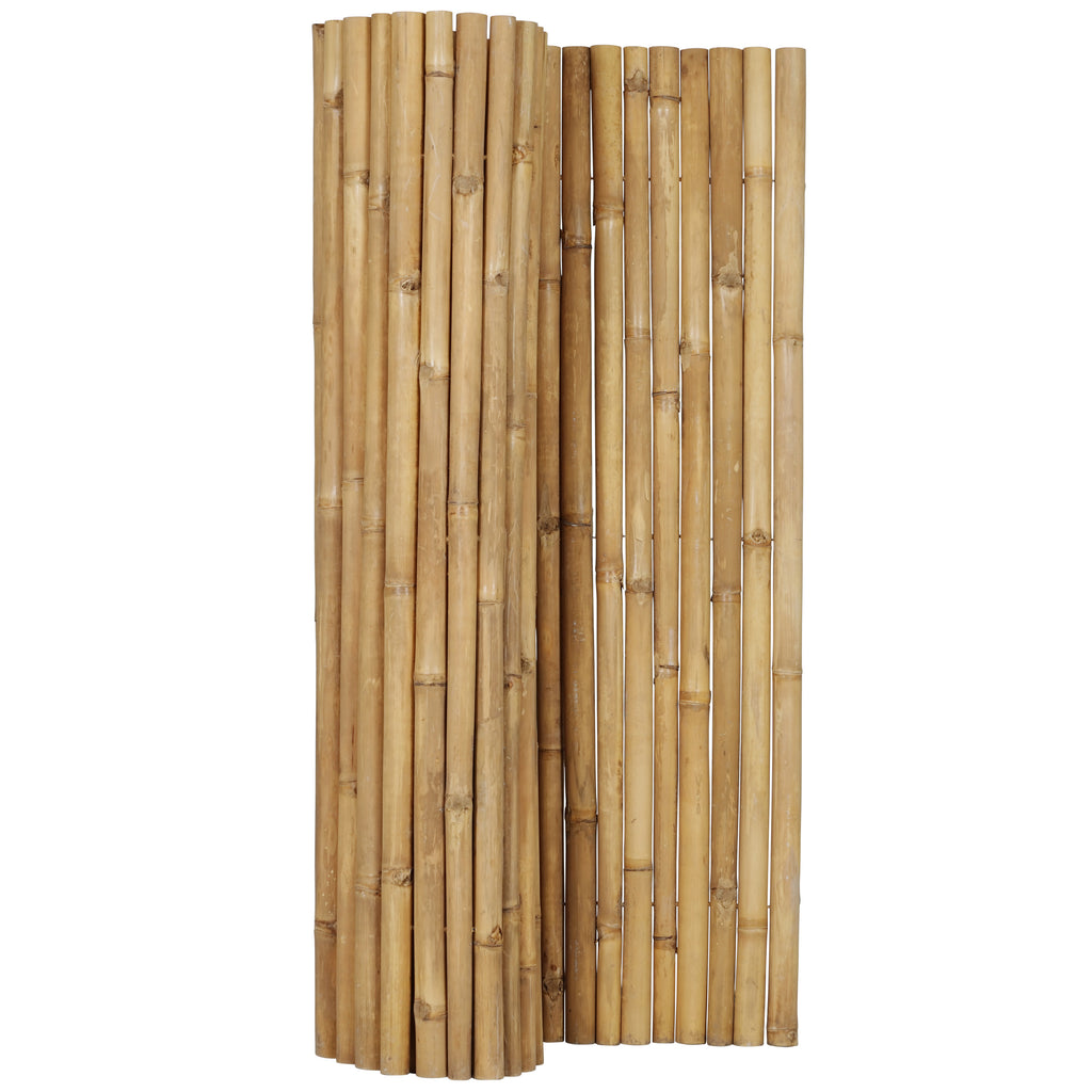 bambus biegsam Bambusmatte Deluxe Natur