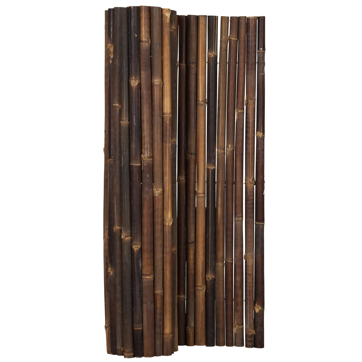 Rotolo di Recinzione di Bambù Deluxe Scuro