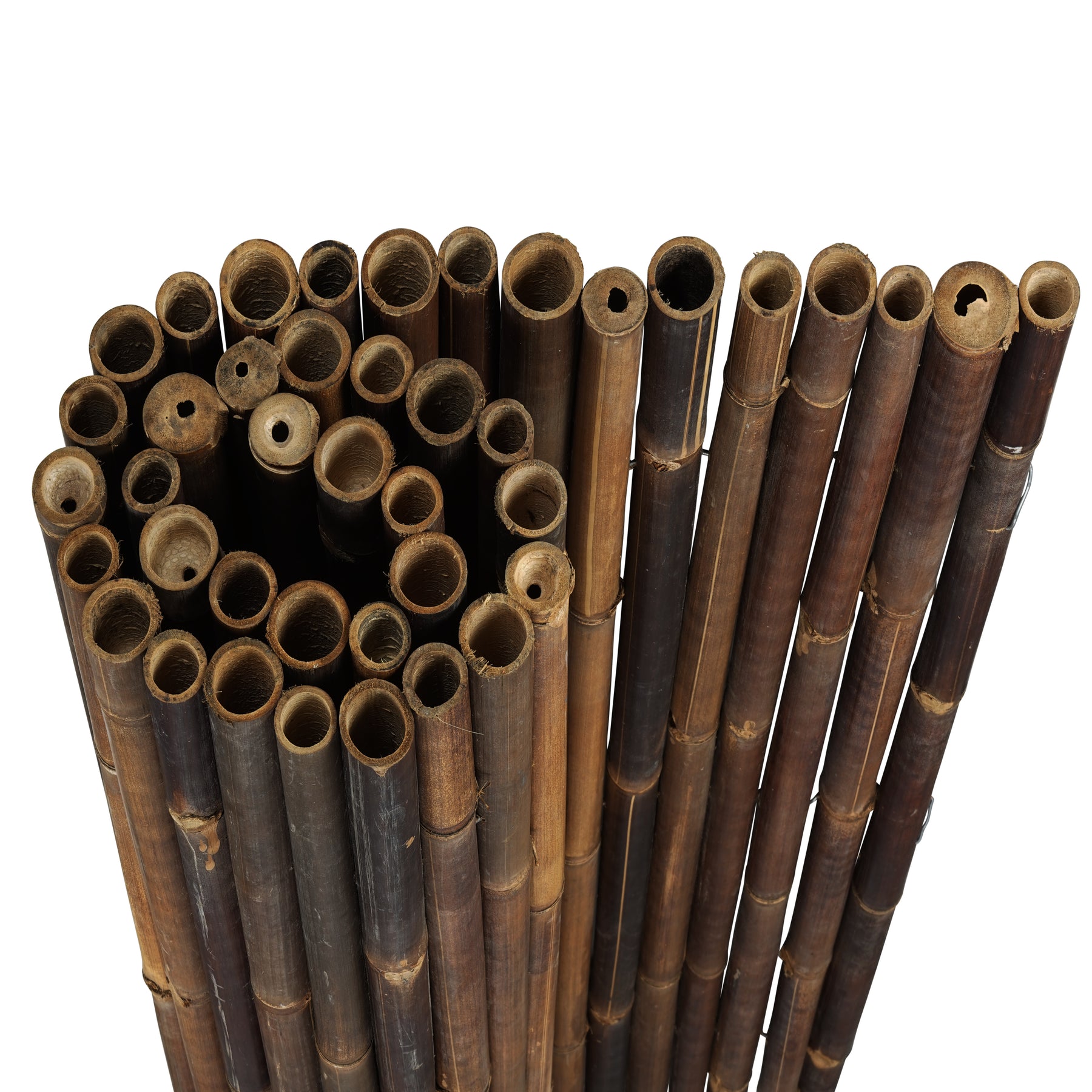 Bamboo Fence Roll Deluxe Dark