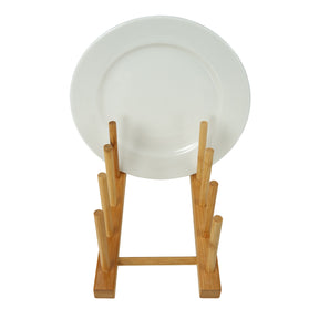 Bamboo Plate Stand