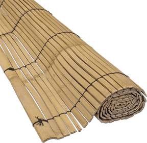Bamboe Rolgordijn Naturel - product rol