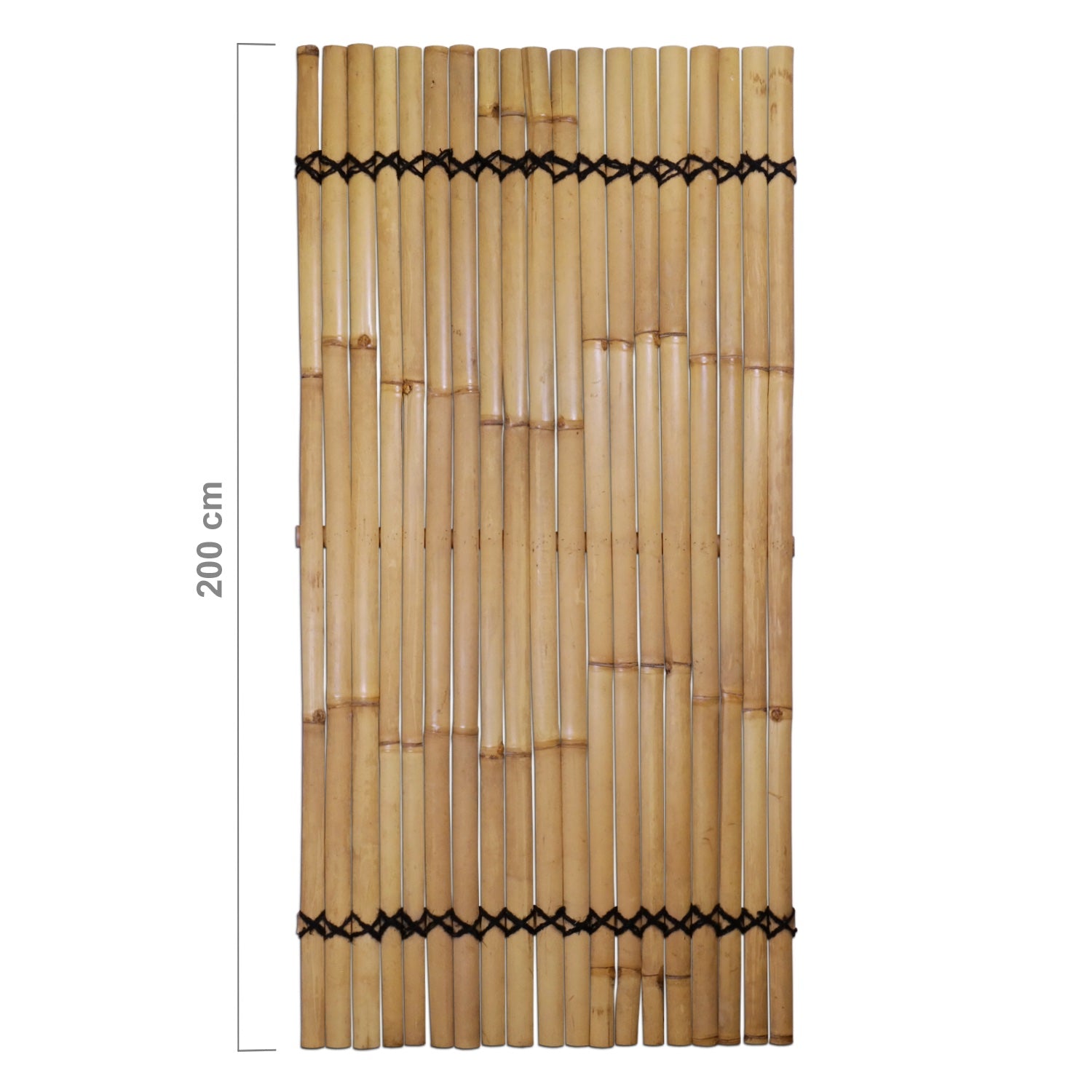 Bambus-Zaun Latten Natur