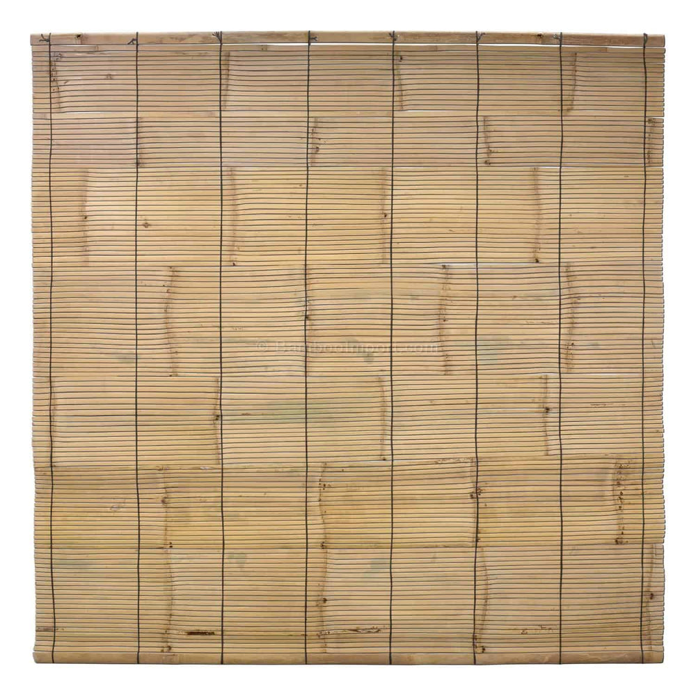 GARDINIA Bamboe-rolgordijn, choco, plafond- of wandbevestiging, lichtdoorlatend, transparant, alle montage-onderdelen inbegrepen, 60 x 160 cm (BxH