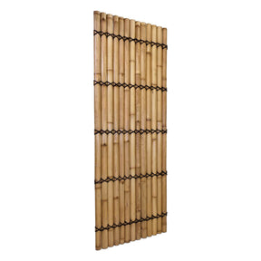 Bambusz kerítés Half Round természetes