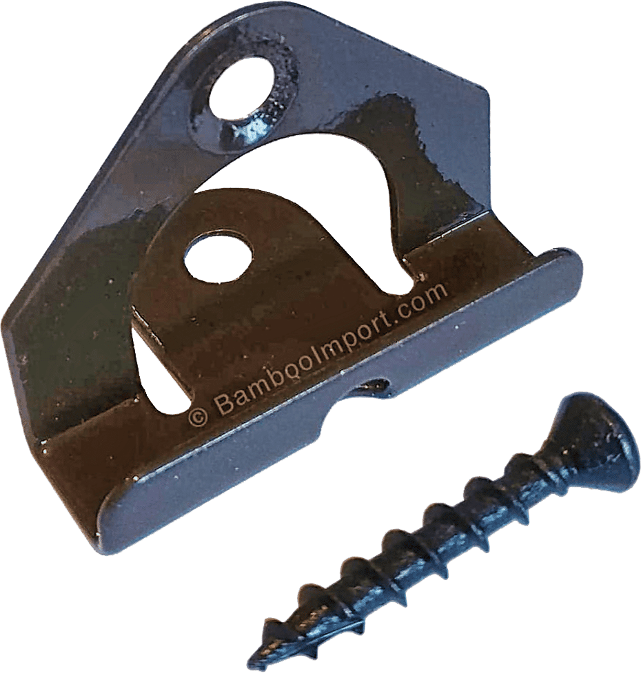 Start / Eind Clips - 10 stuks - Bruin - Gepoedercoat staal