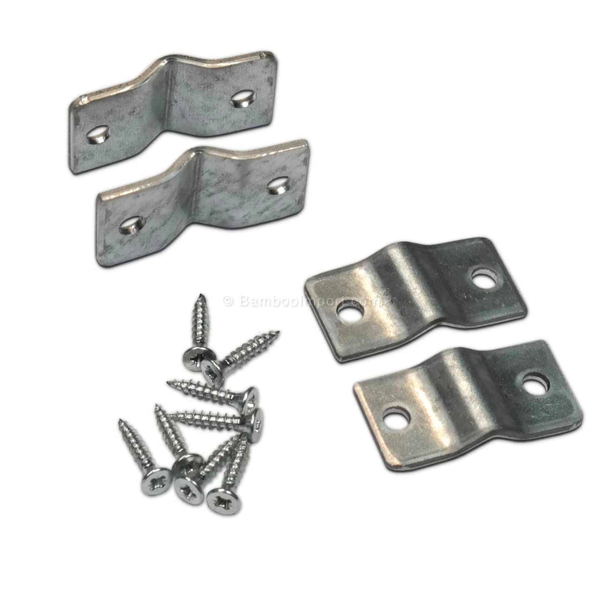 Pinzas para paneles de malla metálica Galvanizada - 4 piezas