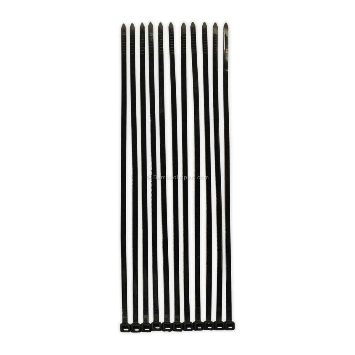 Tie Wraps - Kabelbinder Schwarz 200 x 3,6 mm (100 Stück)